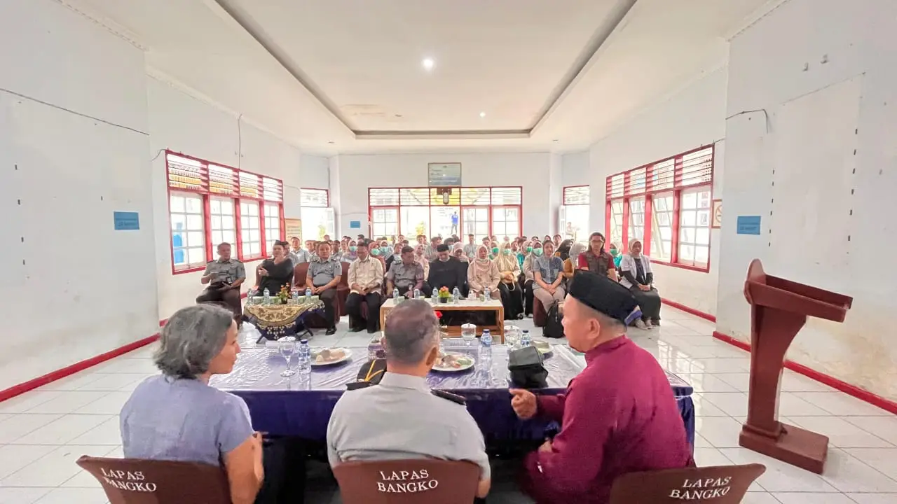 Waspada Penyakit Menular, Lapas Kelas IIB Bangko Gelar Skrining Kesehatan Bersama Dinkes Dan UGM