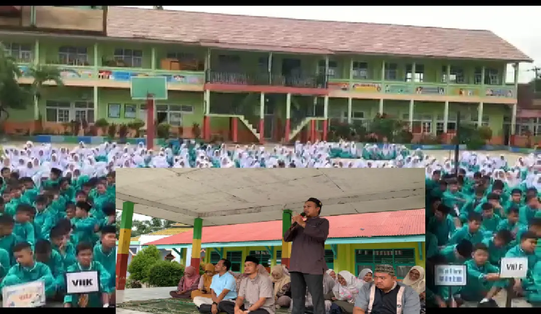 Sambut Bulan Suci Ramadhan, SMP Negeri 04 Merangin Gelar Tausiah dan Do’a Bersama