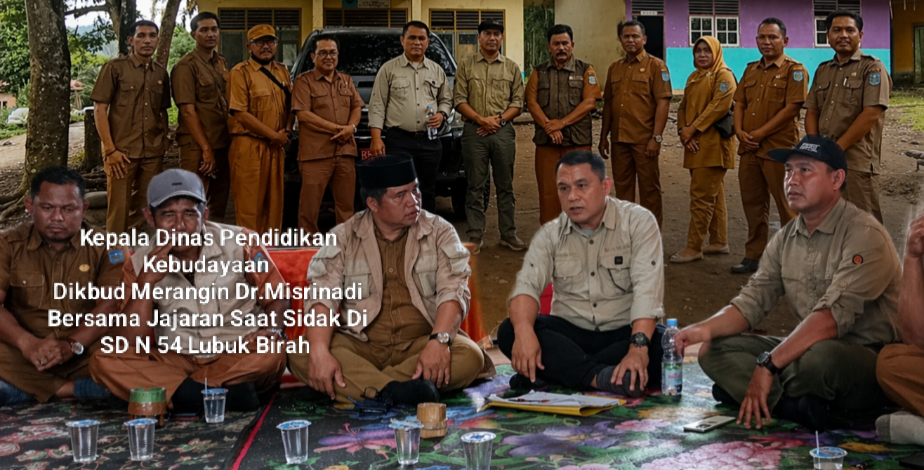 Heboh di Medsos! Plt.Kepsek SD N 54 Lubuk Birah Disorot, Dikbud Langsung Sidak Kesekolah