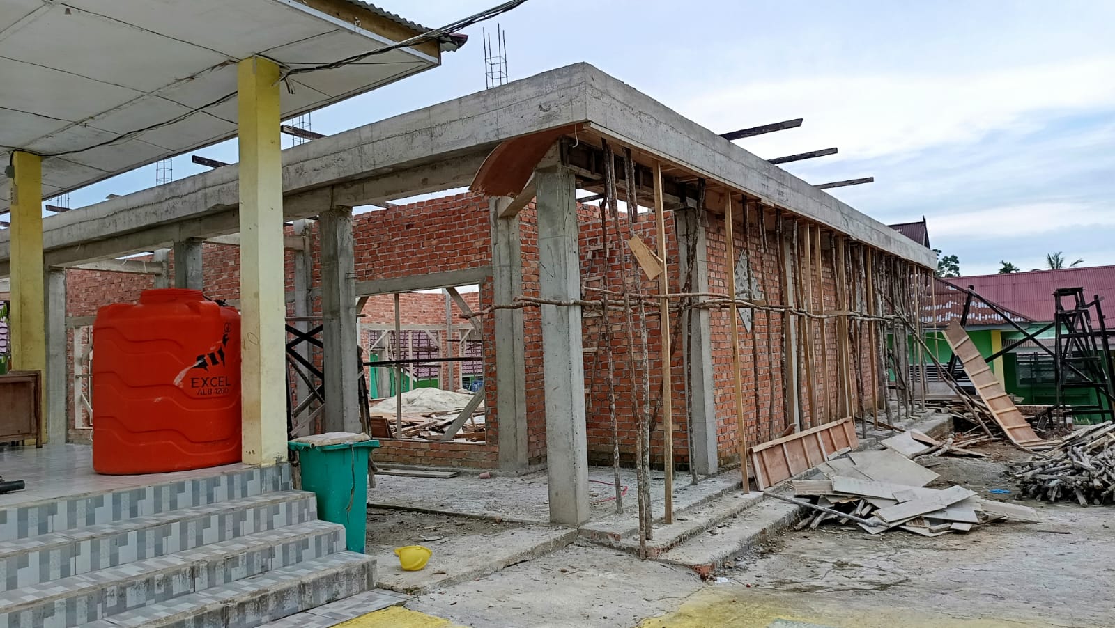 Update Terbaru! Pembangunan Masjid SMA N 1 Merangin Capai 60 Persen, Panitia Harap Bantuan Para Donatur dan Alumni