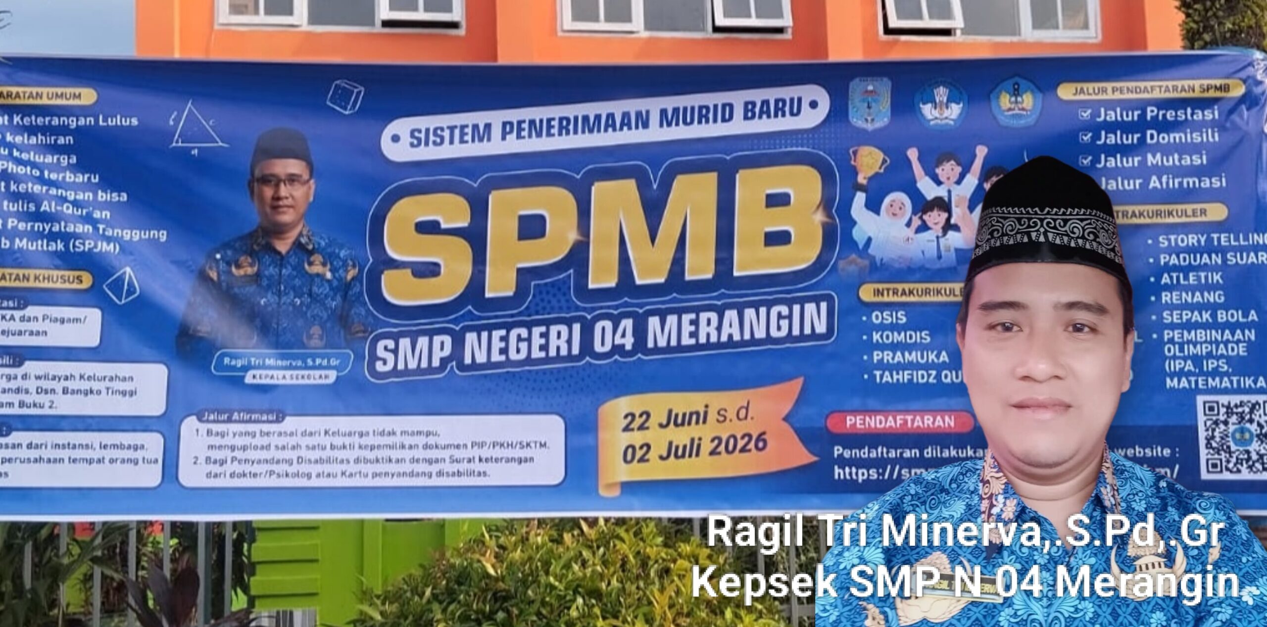SPMB SMP Negeri 04 Merangin Dibuka, Empat Jalur Pendaftaran Disiapkan untuk Calon Murid Baru