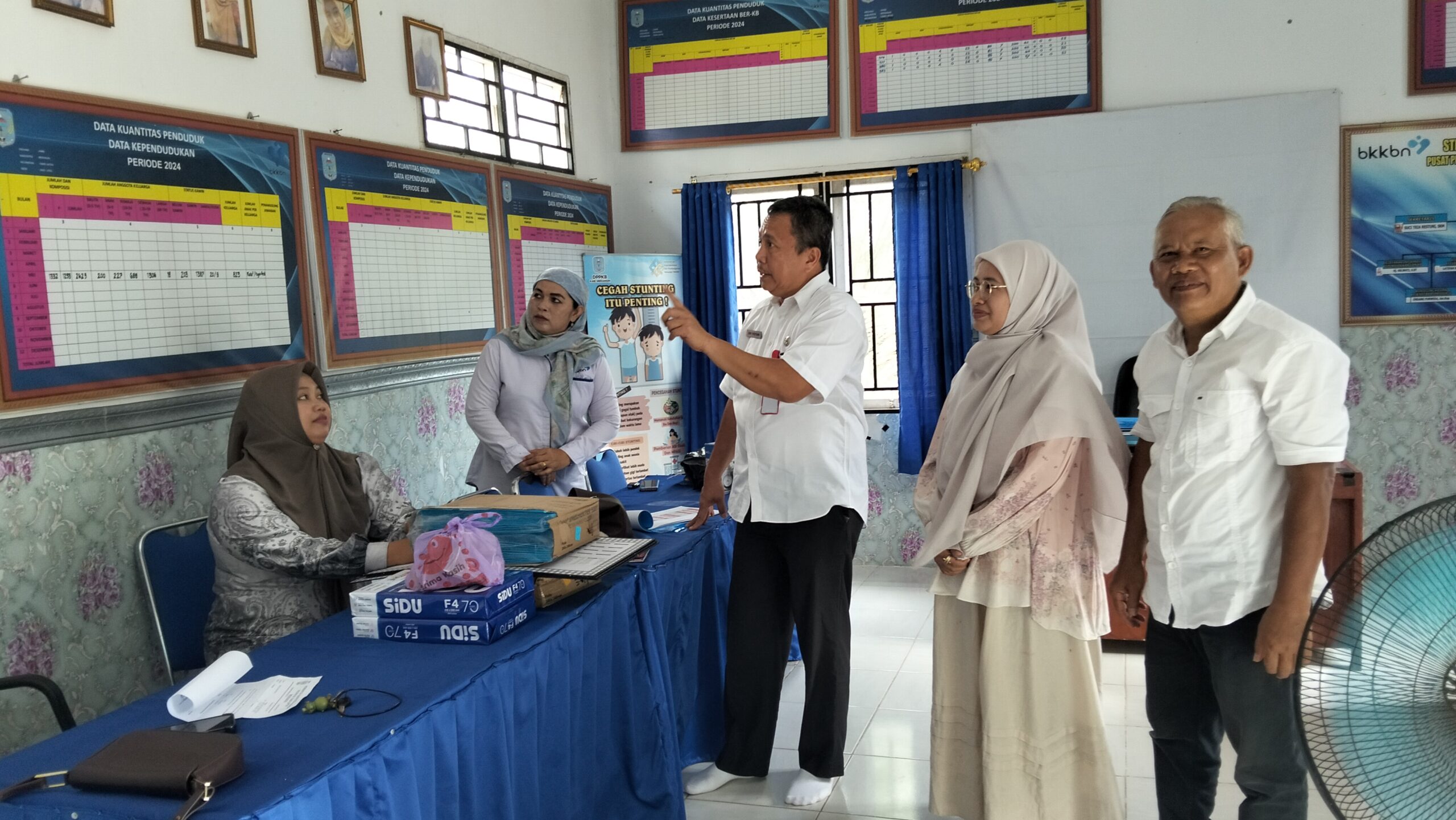 Sidak Balai KB Tabir Lintas, drg. Sony : Data Harus Valid, Grafik Wajib Terpampang Setiap Bulan